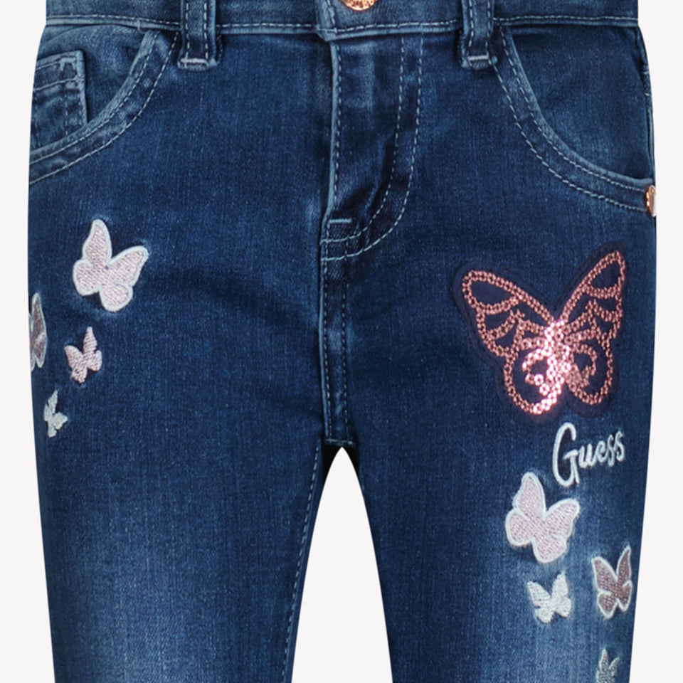 Guess Kids Girls Jeans In Blue