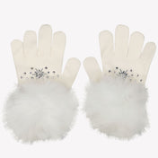 MonnaLisa Girls Gloves OffWhite