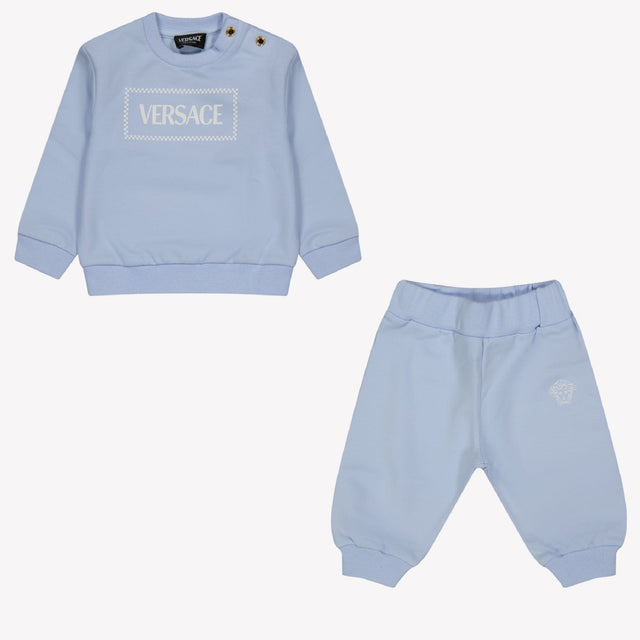 Versace Baby Jongens Joggingpak Licht Blauw 3/6