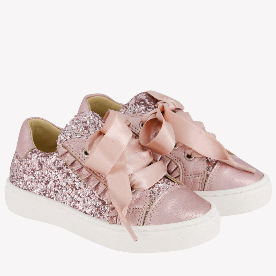 Andanines Meisjes Sneakers In Licht Roze