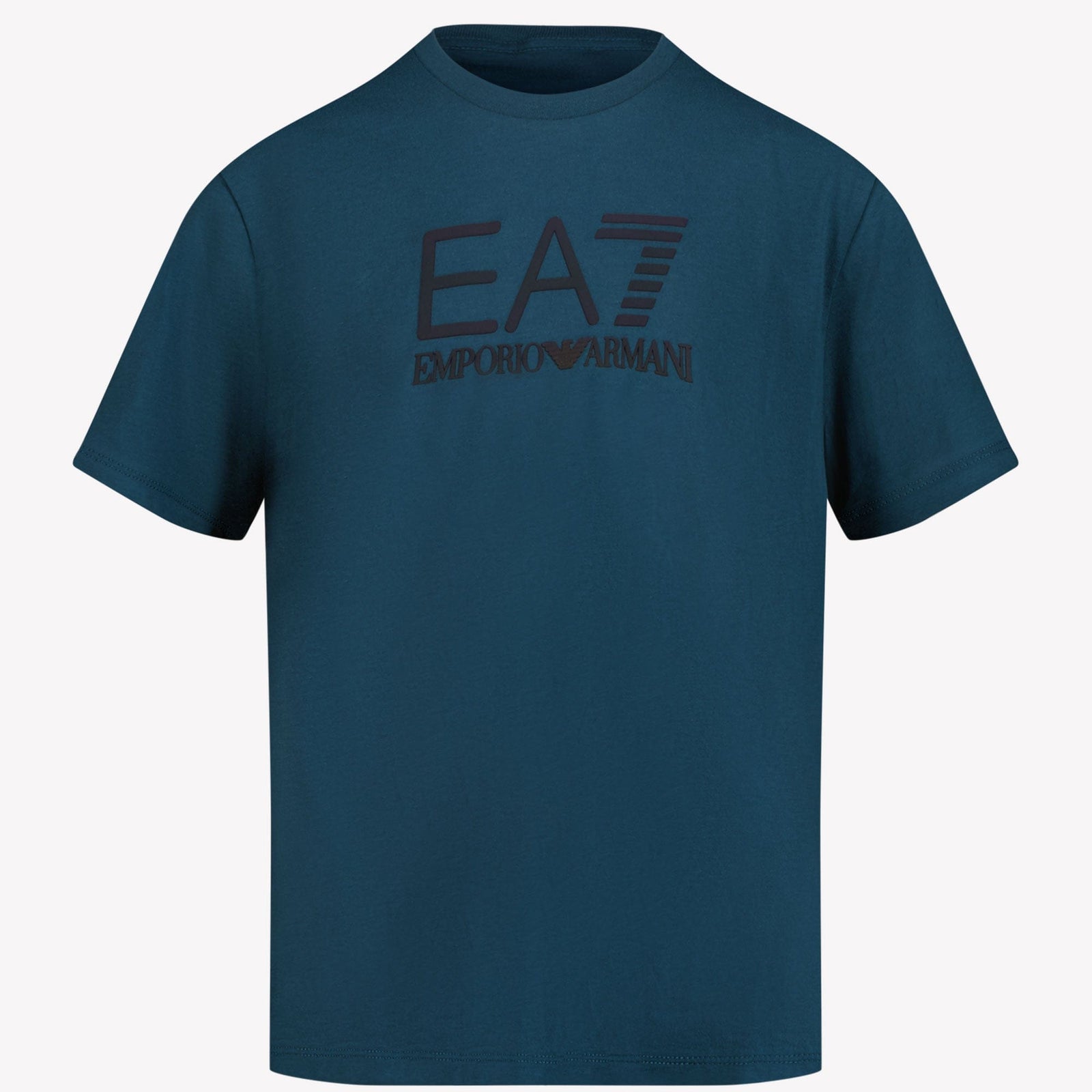 Ea7 Kinder Jongens T-shirt Petrol 4Y