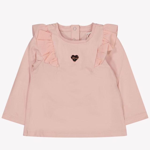 Guess Baby Meisjes T-shirt Licht Roze