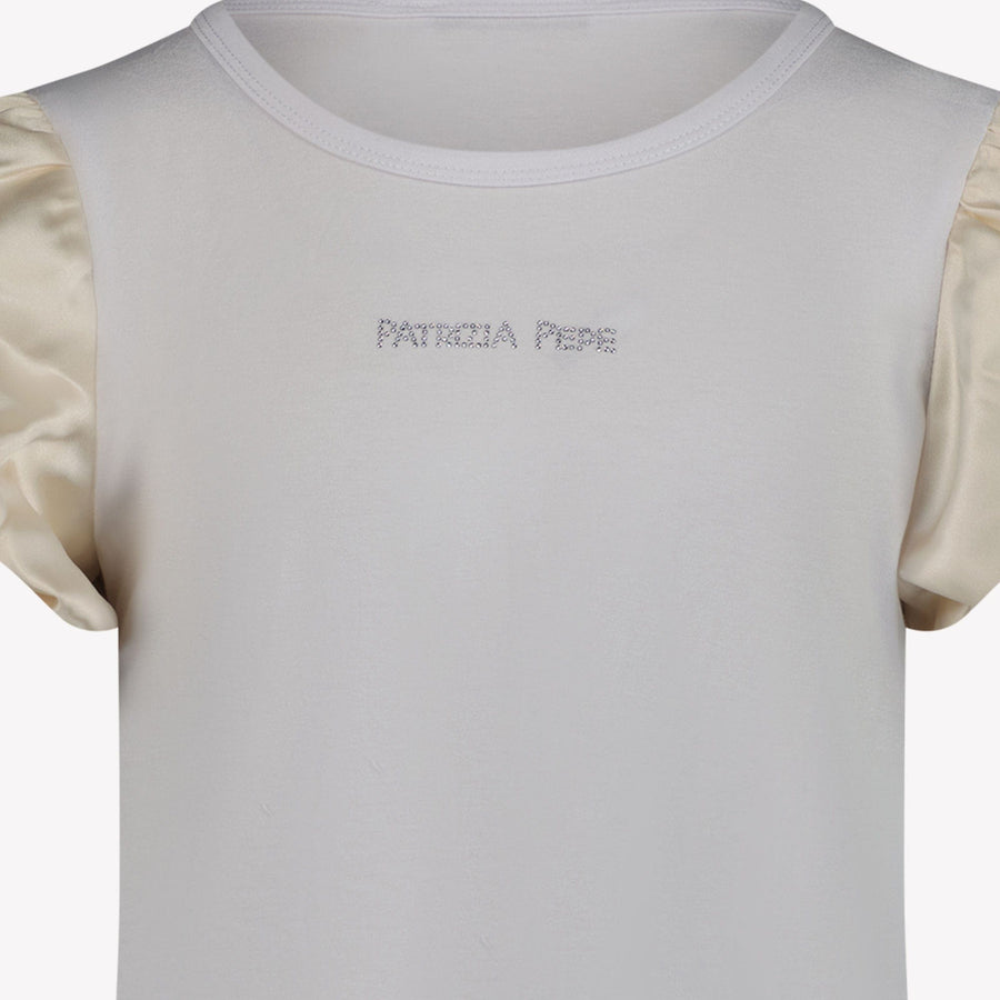 Patrizia Pepe Kinder Meisjes T-shirt Wit