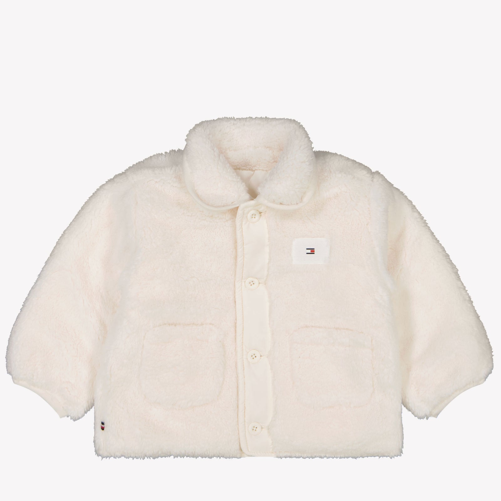 Tommy Hilfiger Baby Faux fur jas Off White