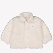 Fendi Baby faux fur jacket OffWhite