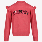 Tommy Hilfiger Girls sweater Fuchsia