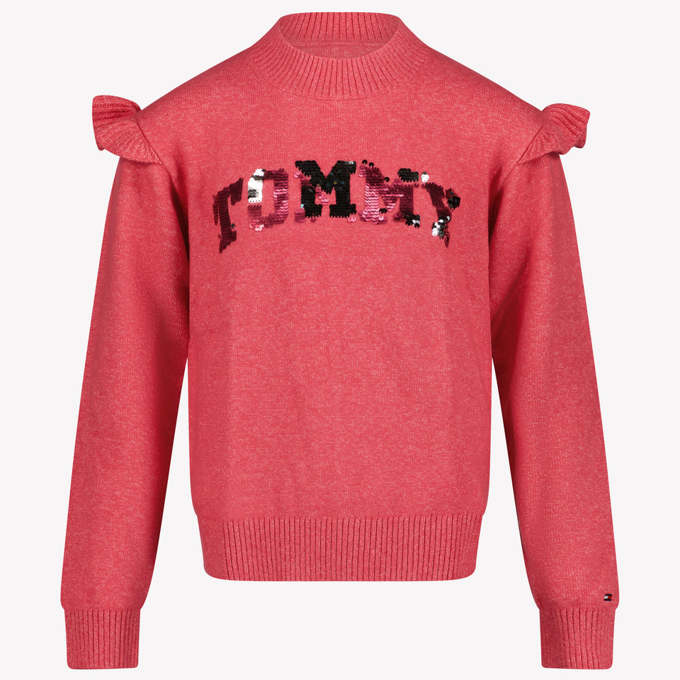 Tommy Hilfiger Girls sweater Fuchsia