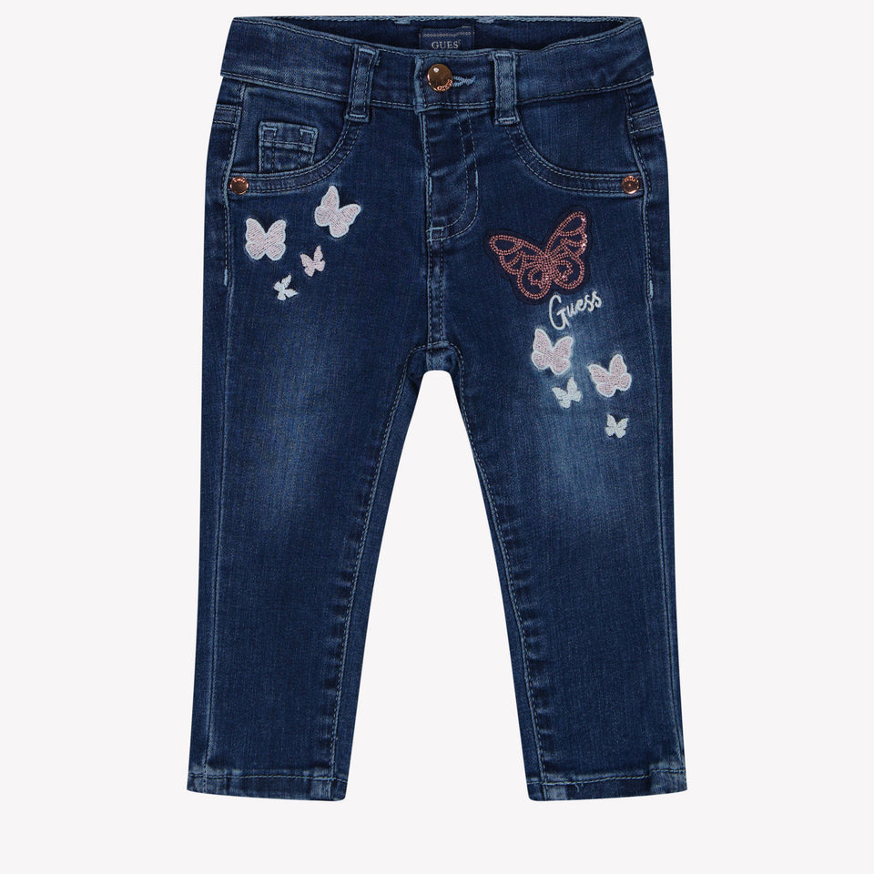 Guess Baby Girls Jeans In Blue