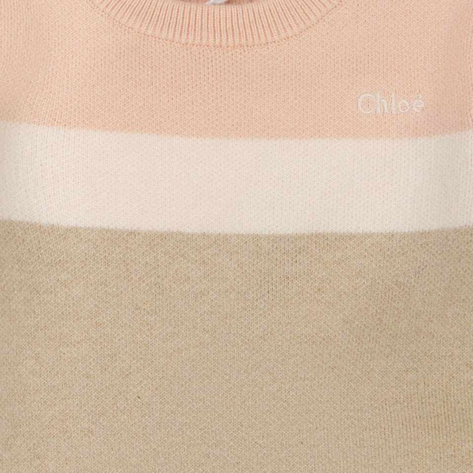 Chloé Baby Meisjes Jurk Beige