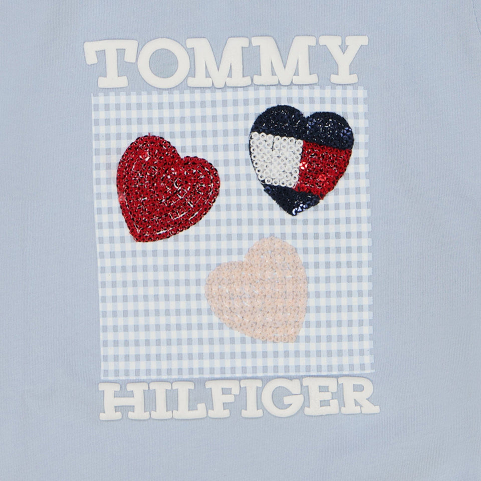 Tommy Hilfiger Baby Meisjes T-shirt Licht Blauw