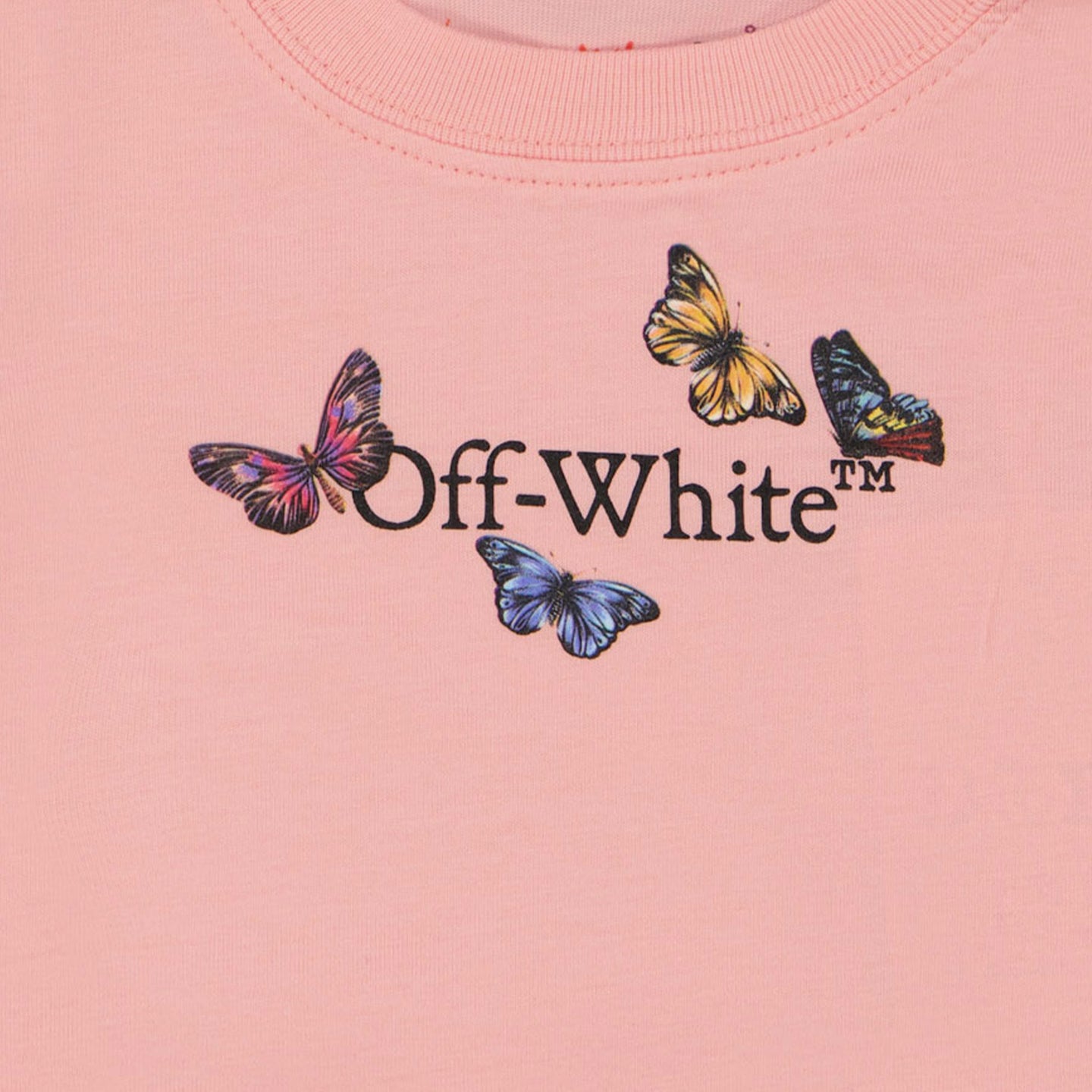 Off-White Baby Girls T-Shirt in Light Pink