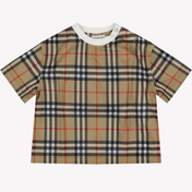 Burberry Baby Unisex T Shirt Beige