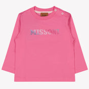 Missoni Baby Girls T-shirt Fuchsia