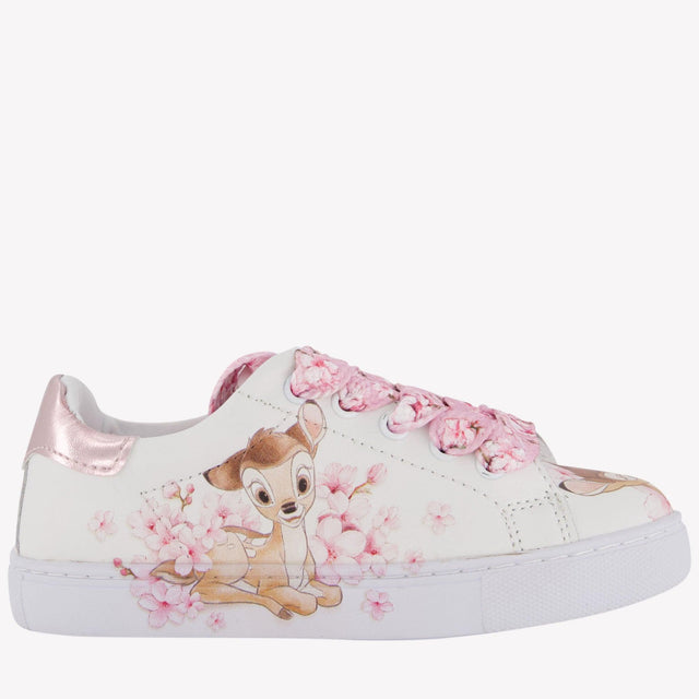 MonnaLisa Meisjes Sneakers In Licht Roze