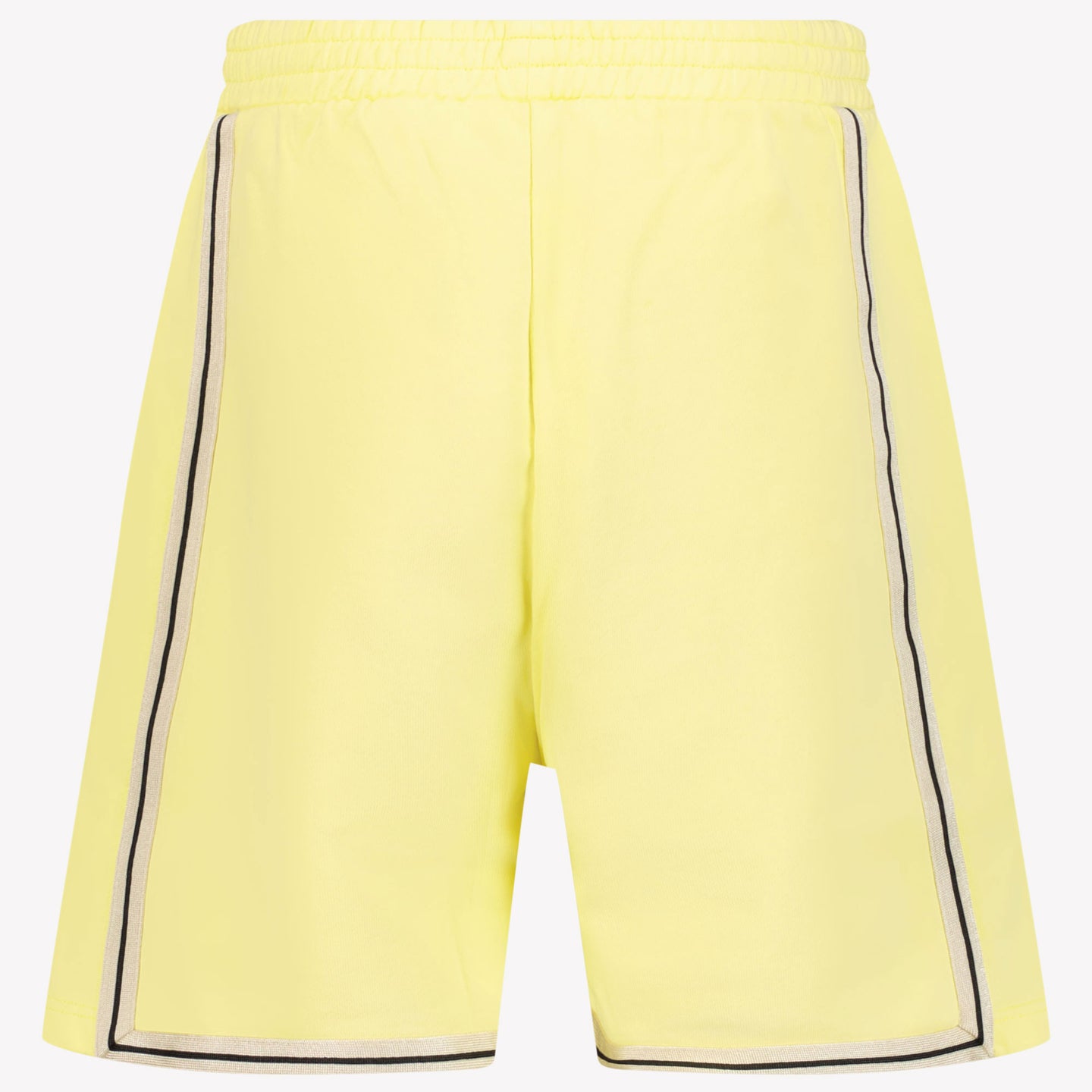 Palm Angels Kids Boys Shorts In Yellow