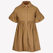 MonnaLisa Kids Girls Dress Camel