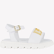 Dsquared2 Kids Girls Sandals White