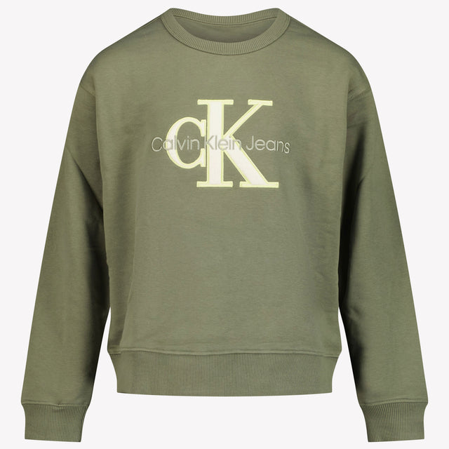 Calvin Klein Children's boys sweater Olive Green