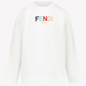 Fendi Kinder Unisex Trui Wit