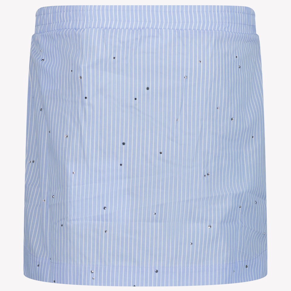 Palm Angels Children's girls skirt Light Blue