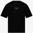 Calvin Klein Kinder Jongens T-shirt Zwart 4Y