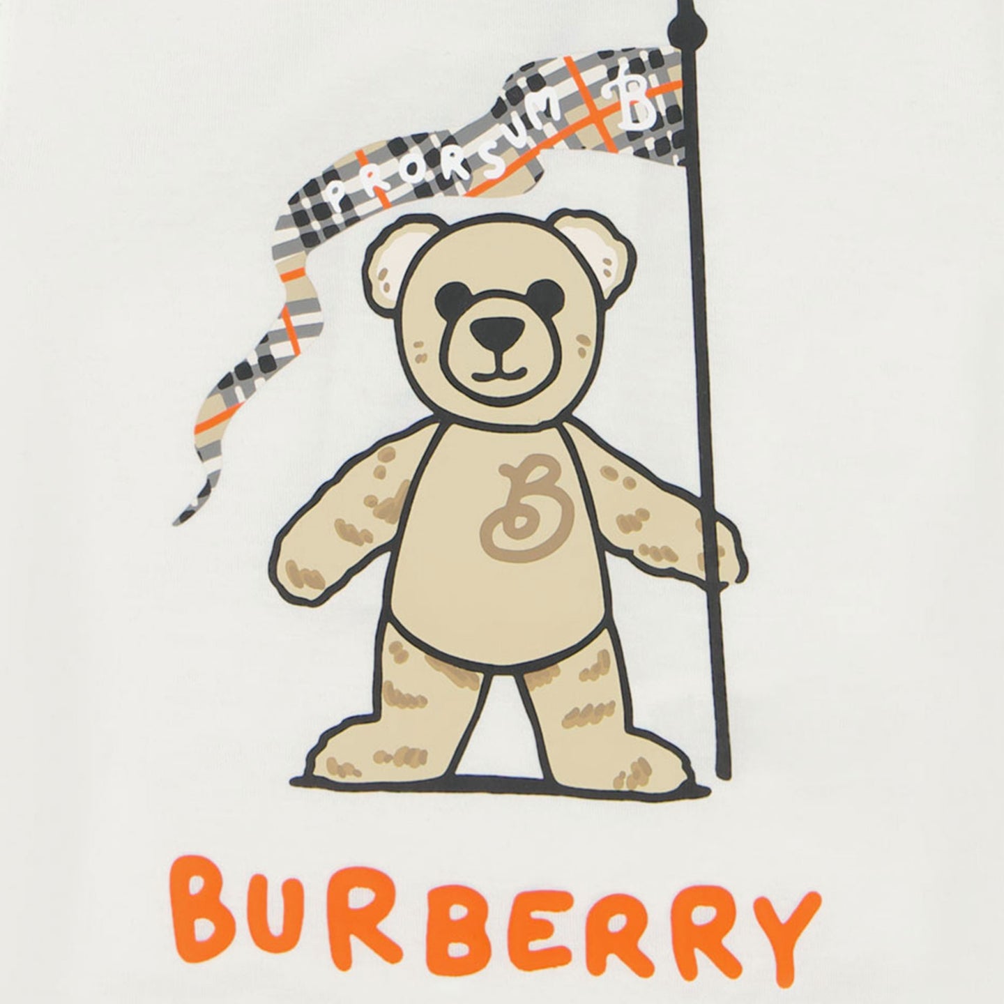 Burberry Baby Unisex T-Shirt in White