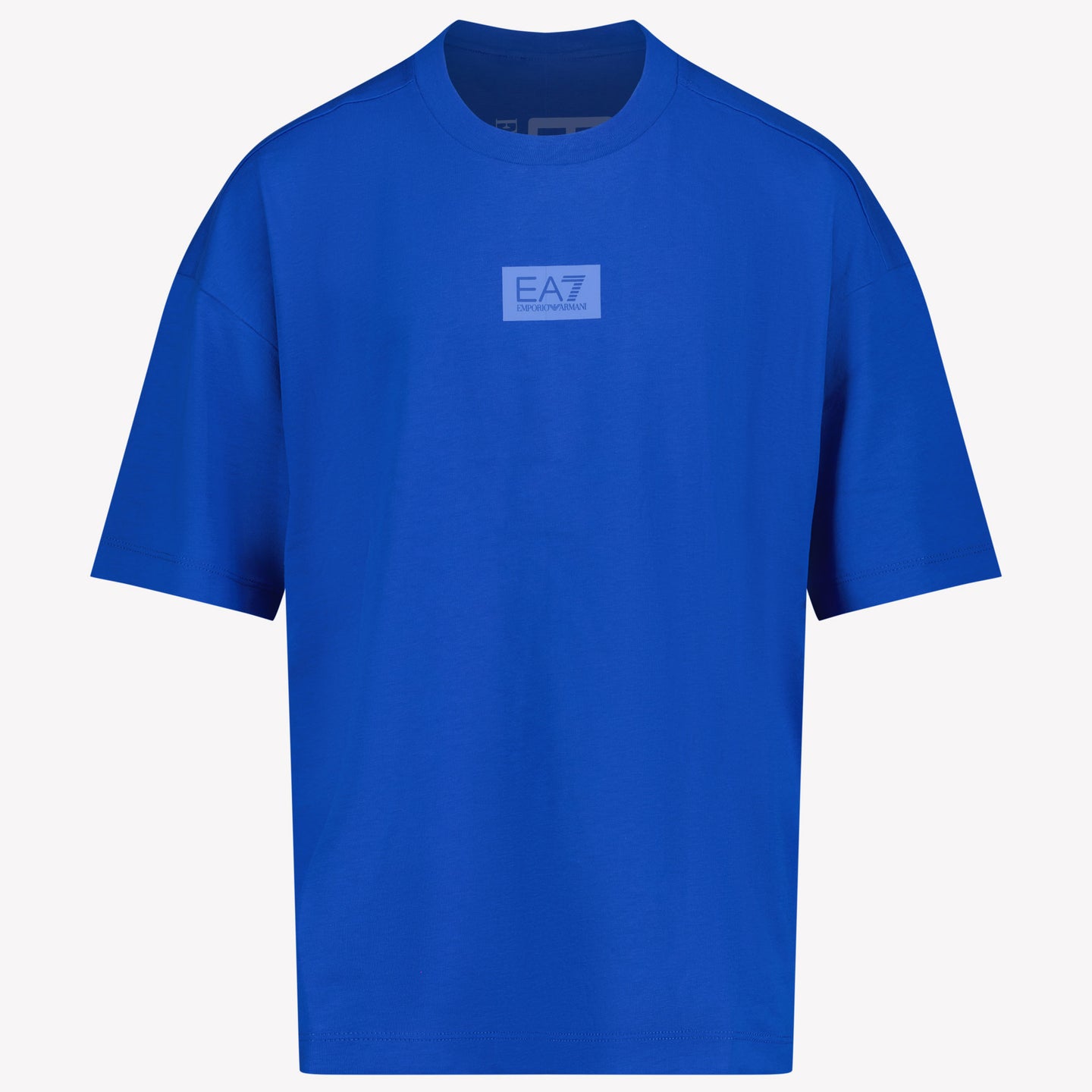 EA7 Jongens T-shirt Cobalt Blauw