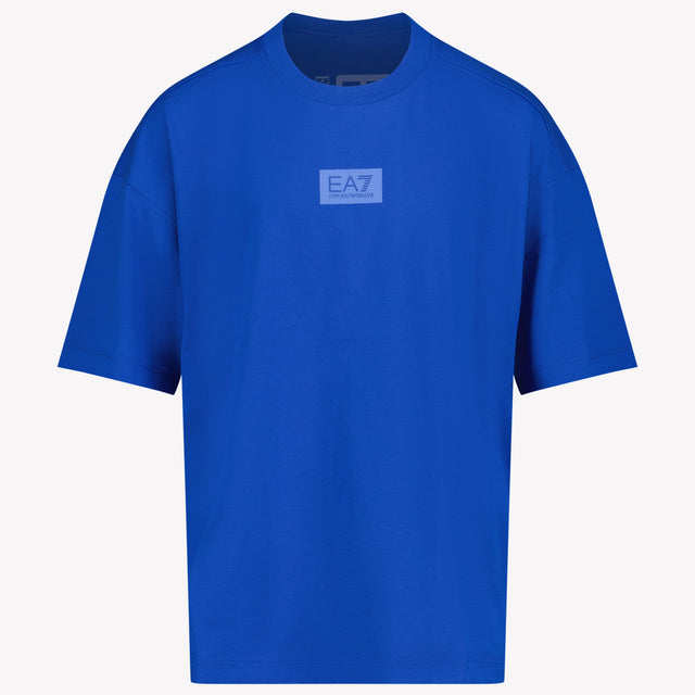 EA7 Jongens T-shirt Cobalt Blauw