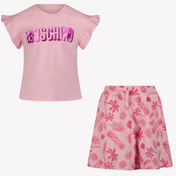 Moschino Children's Girls Set Pink