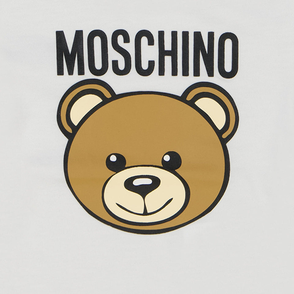 Moschino Baby Unisex T-Shirt Wit