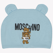 Moschino Baby Unisex hat Light Blue