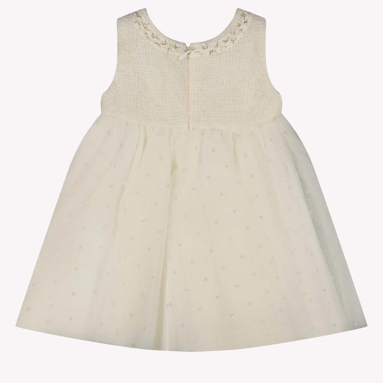 Monnalisa Baby Girls Dress Offwhite