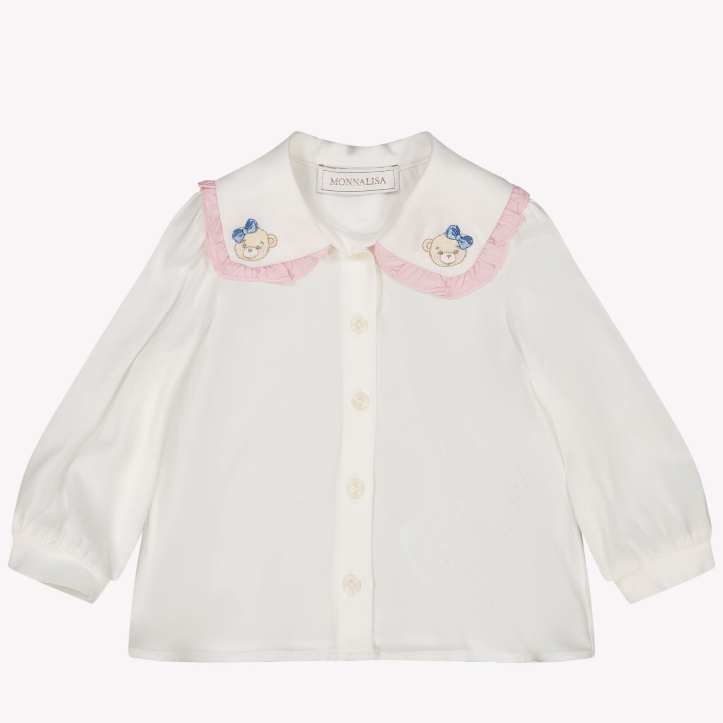 MonnaLisa Baby Meisjes Blouse Off White