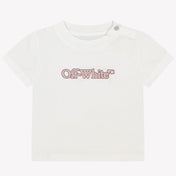 Off-White Baby Meisjes T-Shirt In Wit