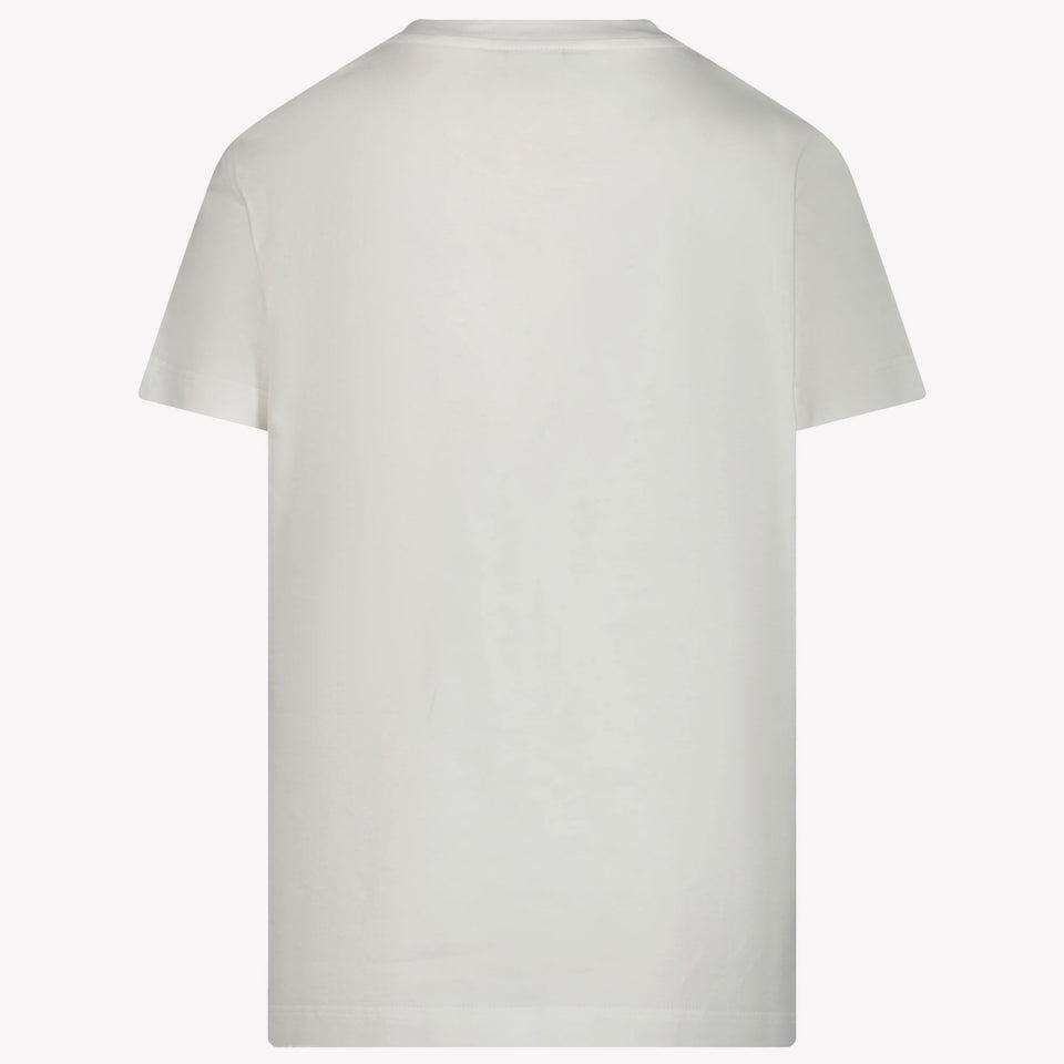 Fendi Kinder Jongens T-Shirt In Wit