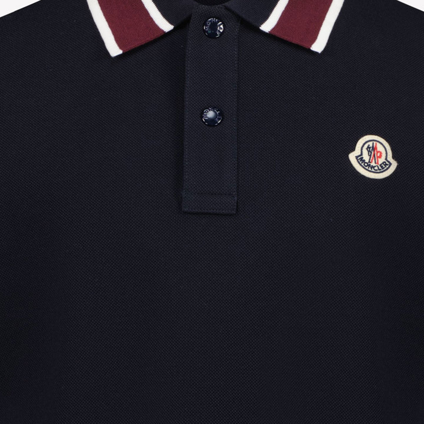 Moncler Boys Polo Navy