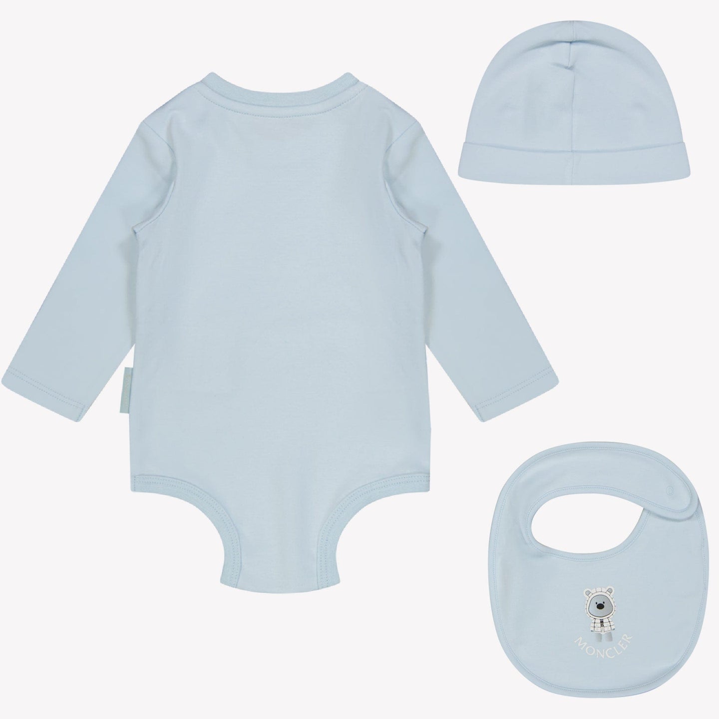 Moncler Baby Unisex Rompertje Licht Blauw 3/6