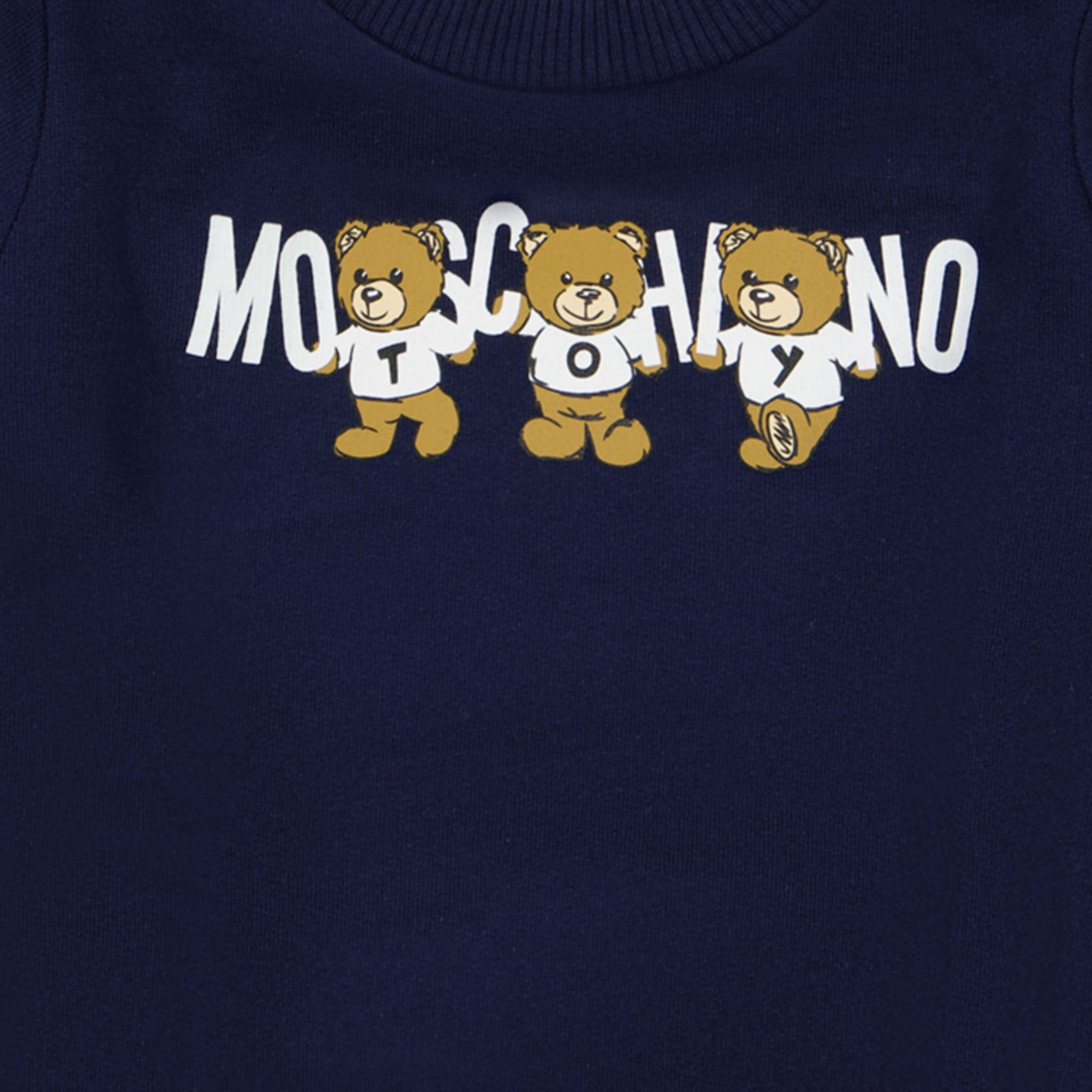 Moschino Baby unisex sweater Navy