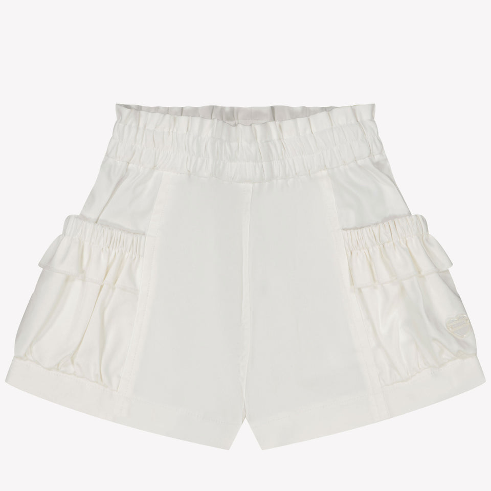 MonnaLisa Baby Girls Shorts In White