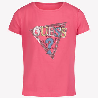 Guess Meisjes T-shirt Fuchsia
