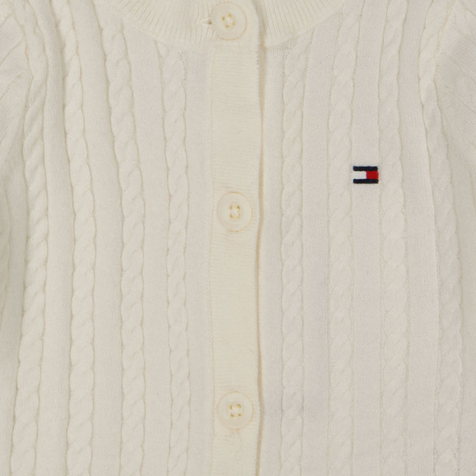 Tommy Hilfiger Baby Meisjes Vest Off White