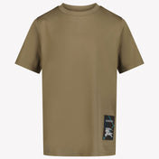 Burberry Cedar children's boys t-shirt in Army