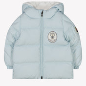 Moncler Sanyu Baby Unisex jacket Light Blue