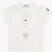 Moncler Baby Girls T-Shirt Off White