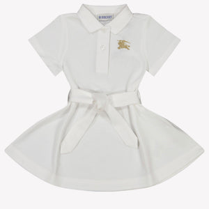 Burberry Astrid Baby Meisjes Jurk In Wit