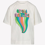 Stella Mccartney Meisjes T-shirt Wit