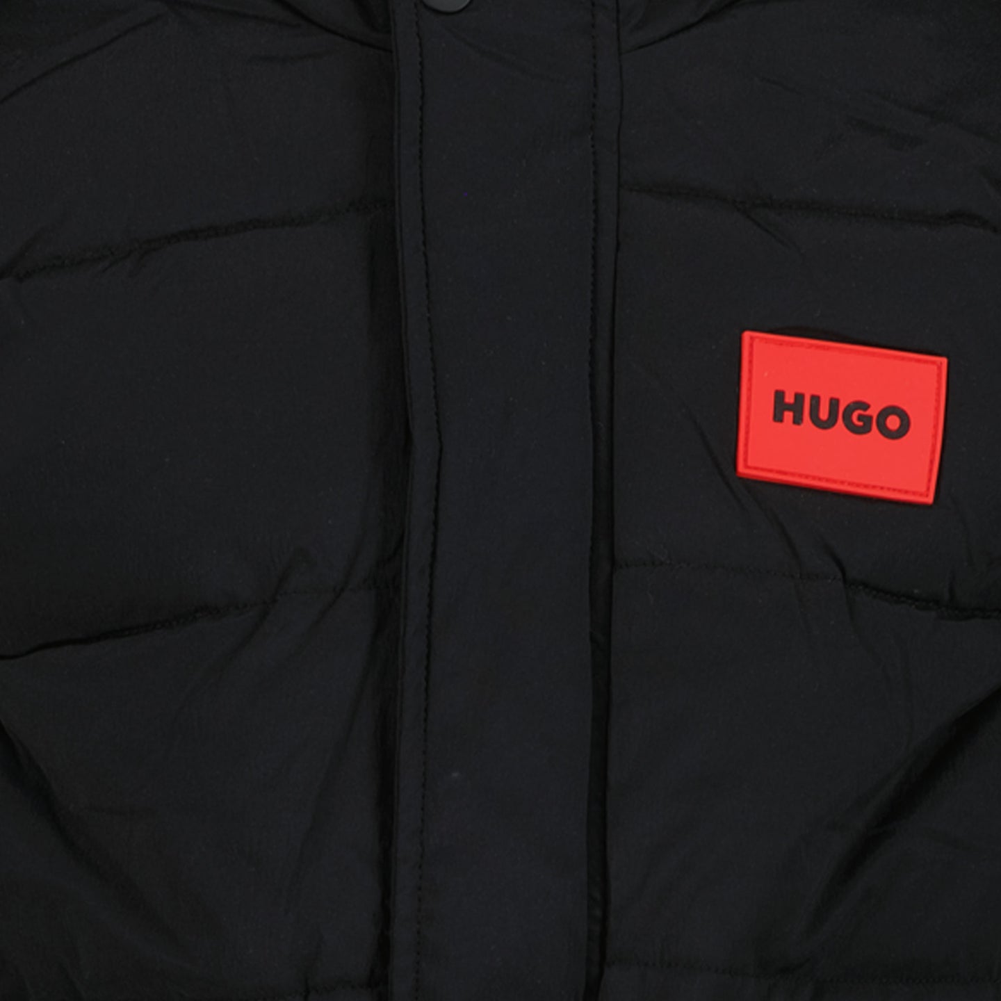 Hugo Kinder Jongens Bodywarmer Zwart