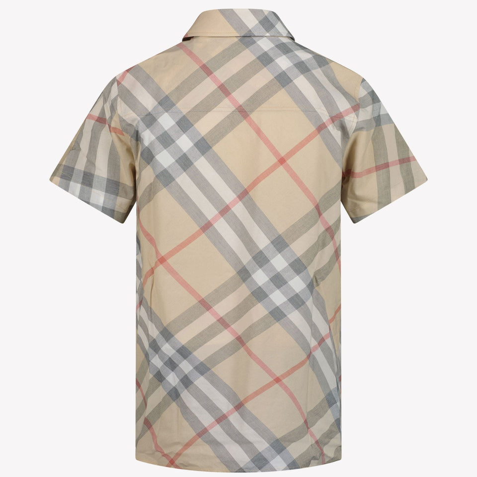 Burberry Owen children's boys blouse in Beige