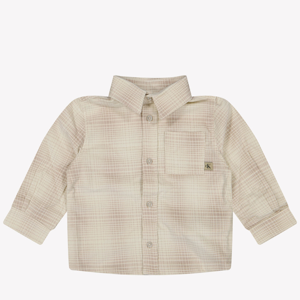 Calvin Klein Baby Unisex Blouse In Off White