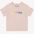 Tommy Hilfiger Baby Meisjes T-shirt Licht Roze 74